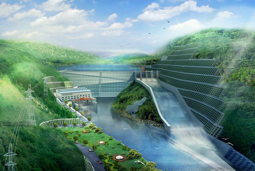 响水镇老挝南塔河1号水电站项目